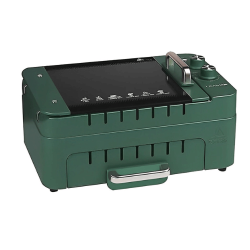 MaxGrill Multifuncional Elétrico + Kit Facas Brinde