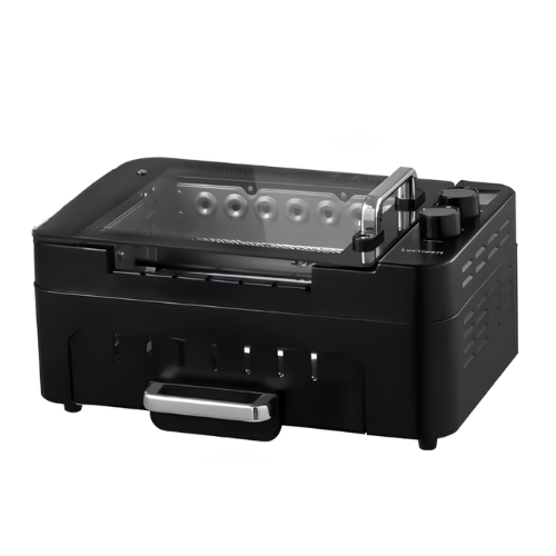 MaxGrill Multifuncional Elétrico + Kit Facas Brinde