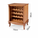 Adega para Vinhos Verona em Madeira Maciça de Taeda para 20 Garrafas