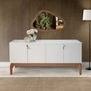 Buffet Oasi Pés em Madeira Maciça de Eucalipto