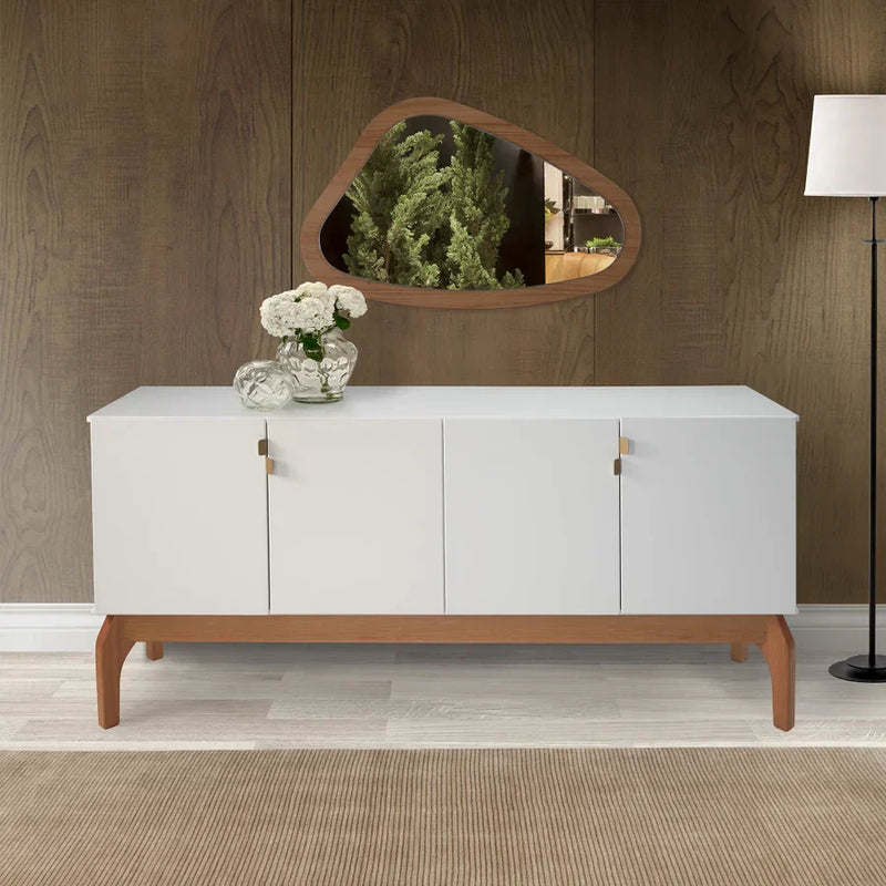 Buffet Oasi Pés em Madeira Maciça de Eucalipto