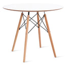 Conjunto Mesa Eames 90cm + 4 Cadeiras Kaila – Design Escandinavo