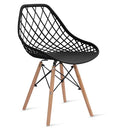 Conjunto Mesa Eames 90cm + 4 Cadeiras Kaila – Design Escandinavo