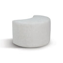 Conjunto Poltrona Oasi Giratória com Almofada Solta e Pouft Meia-Lua
