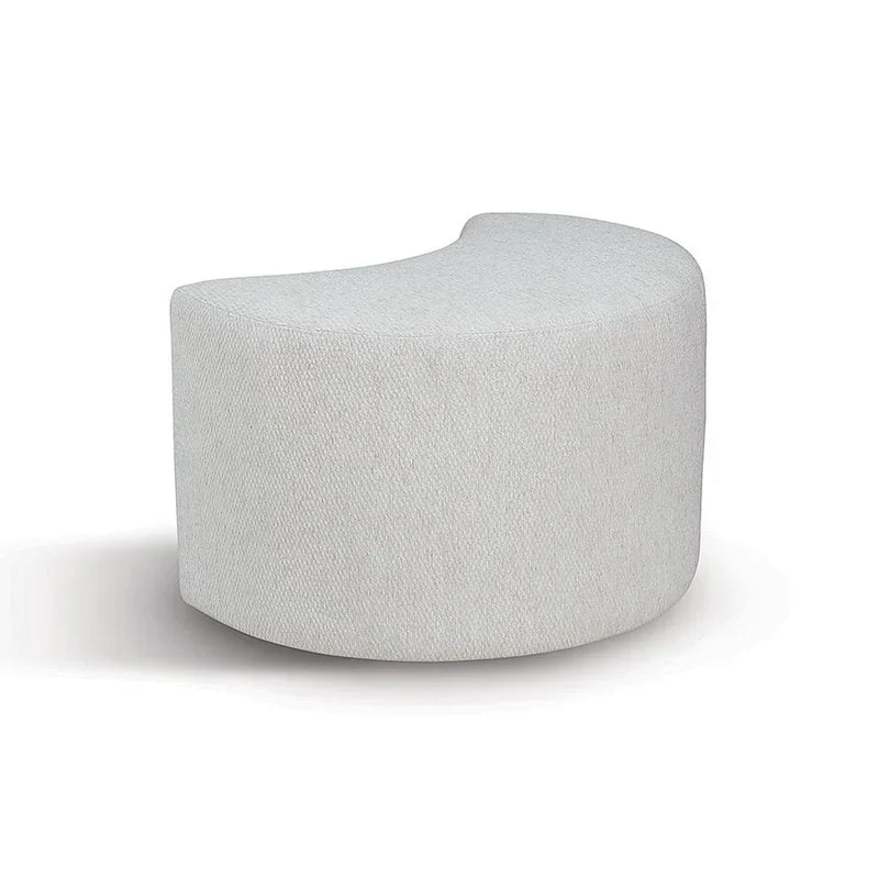 Conjunto Poltrona Oasi Giratória com Almofada Solta e Pouft Meia-Lua